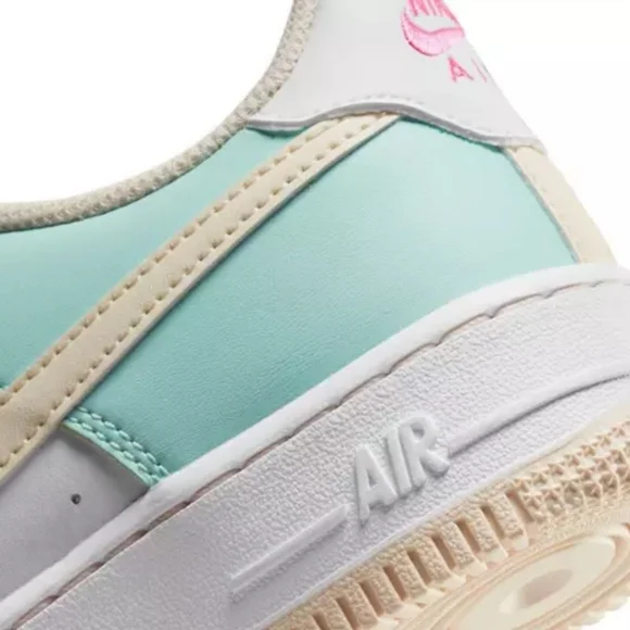Nike Air Force 1 Jade Ice/Guava Ice/White/Pink/Spell - Picture 7 of 7